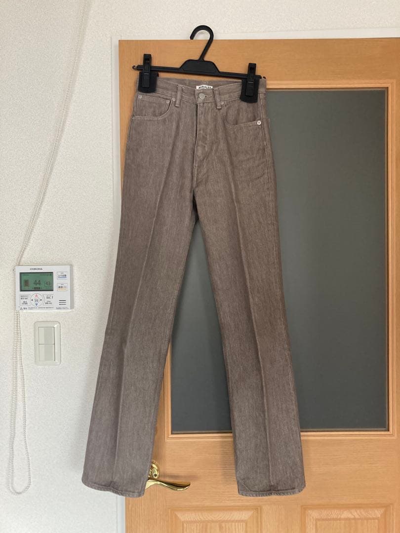 AURALEE オーラリー　HARD TWIST BROWN DENIM 24