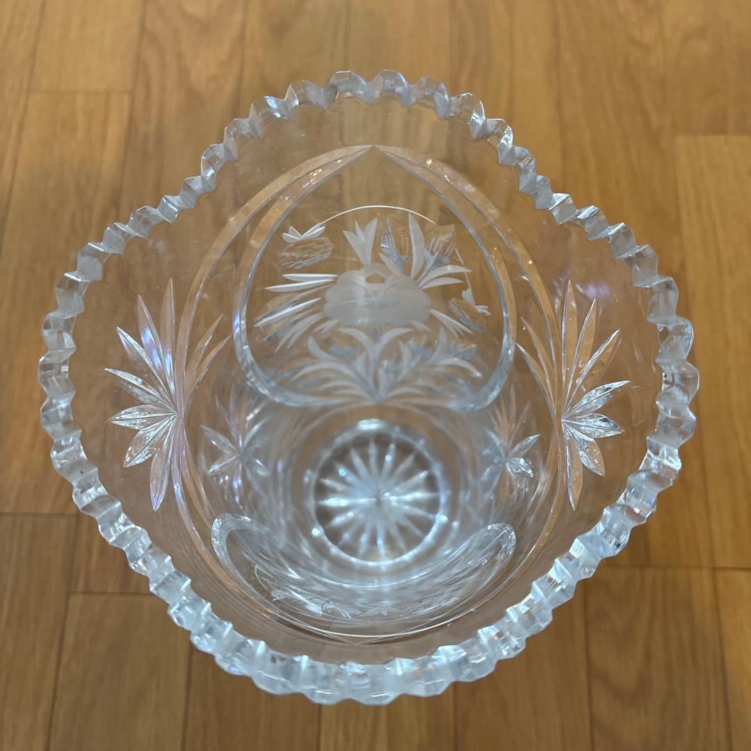 ガラス フラワーベース　花瓶　30センチ