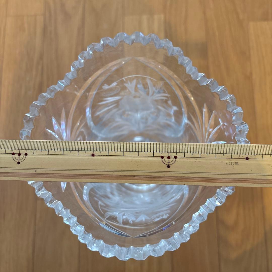 ガラス フラワーベース　花瓶　30センチ