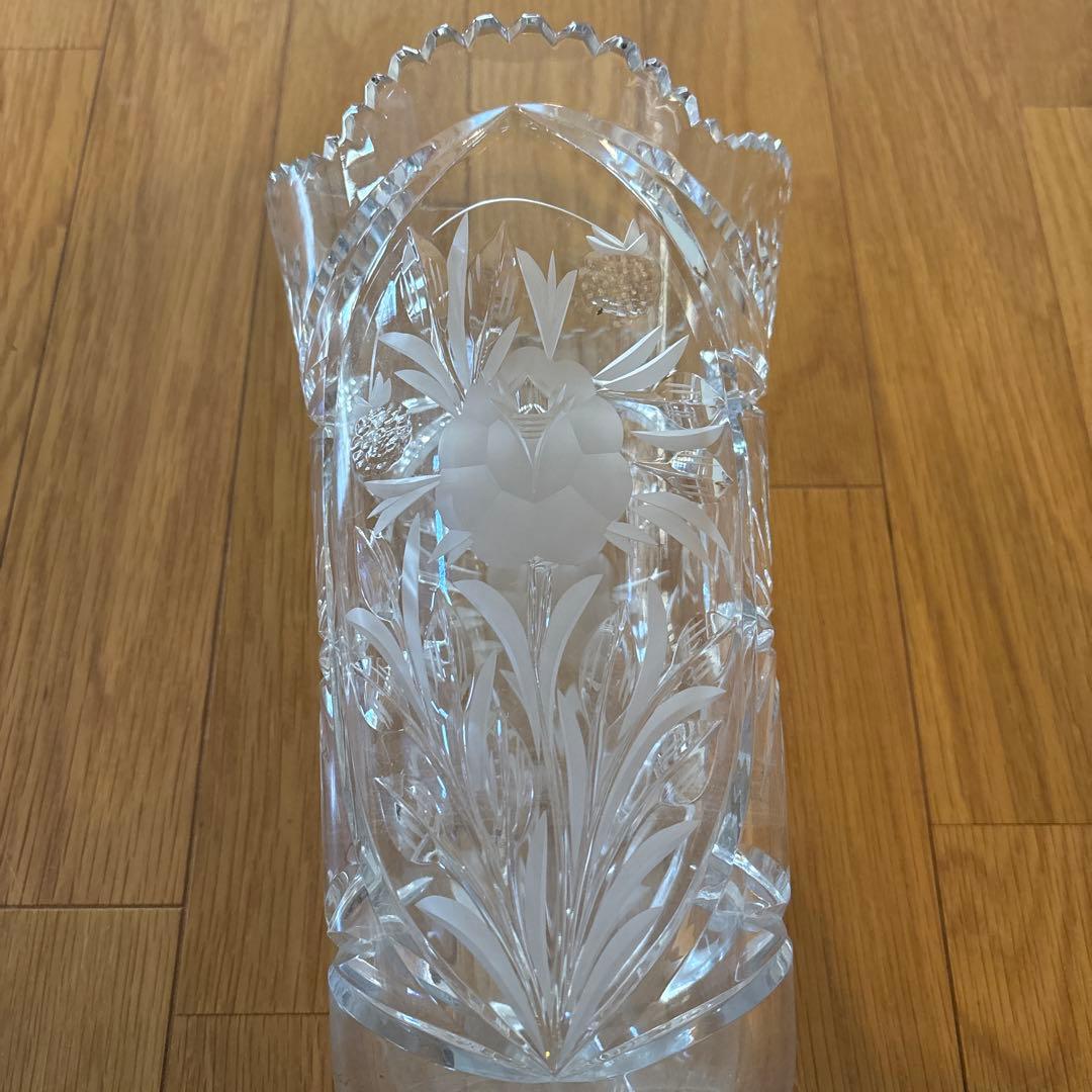 ガラス フラワーベース　花瓶　30センチ