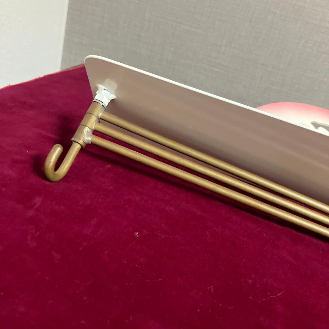 マニー　ローズ　薔薇　アイアン　キッチン　クロス　ふきん　掛け　ホルダー　棚