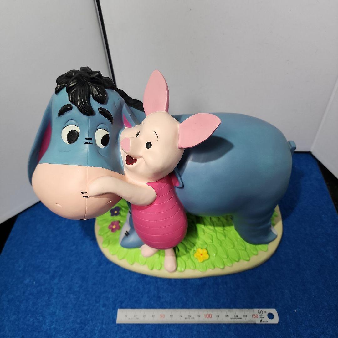 レア　くまのプーさん　イーヨーとピグレットのガーデニングフィギュア　置物