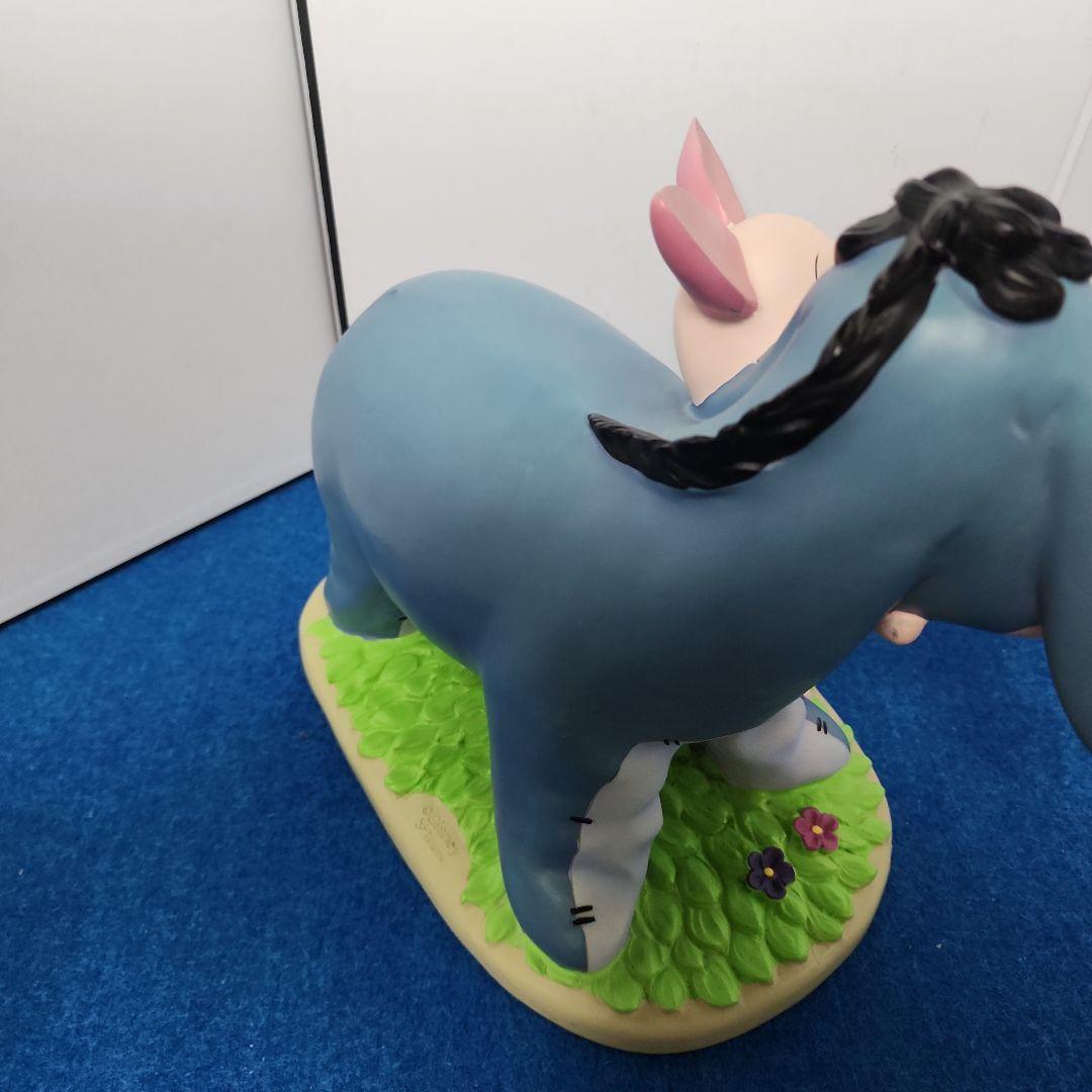 レア　くまのプーさん　イーヨーとピグレットのガーデニングフィギュア　置物