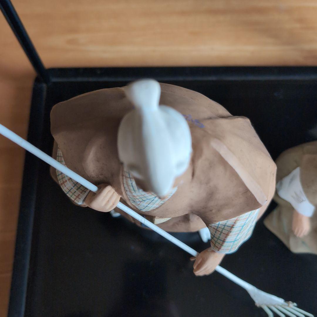 小島与一作 高砂 夫婦人形 伝説の人形師 県無形文化財 コレクター