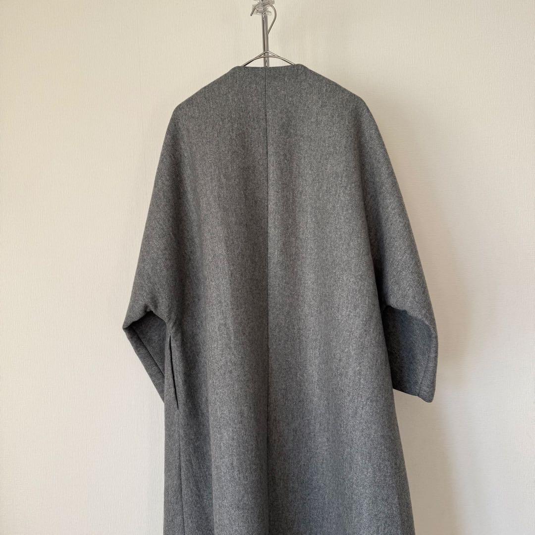 新品同様★ebure エブール★おしゃれウールボンディングコート