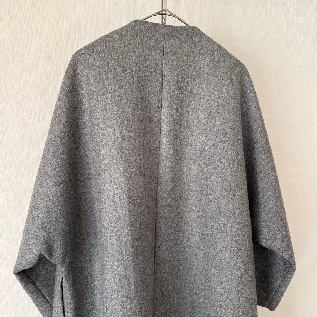 新品同様★ebure エブール★おしゃれウールボンディングコート