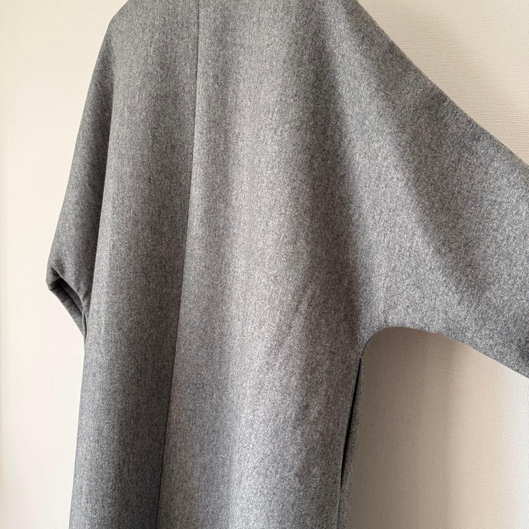 新品同様★ebure エブール★おしゃれウールボンディングコート