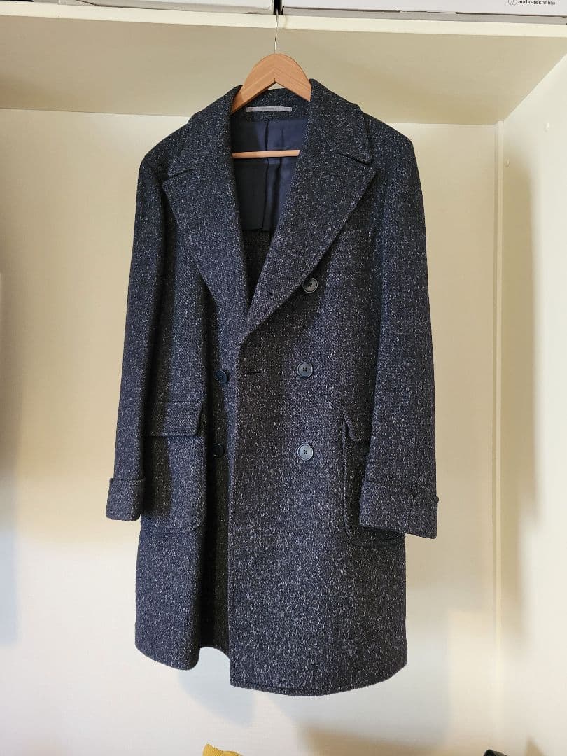 カンタレッリ Cantarelli ダブルブレスト チェスターコート