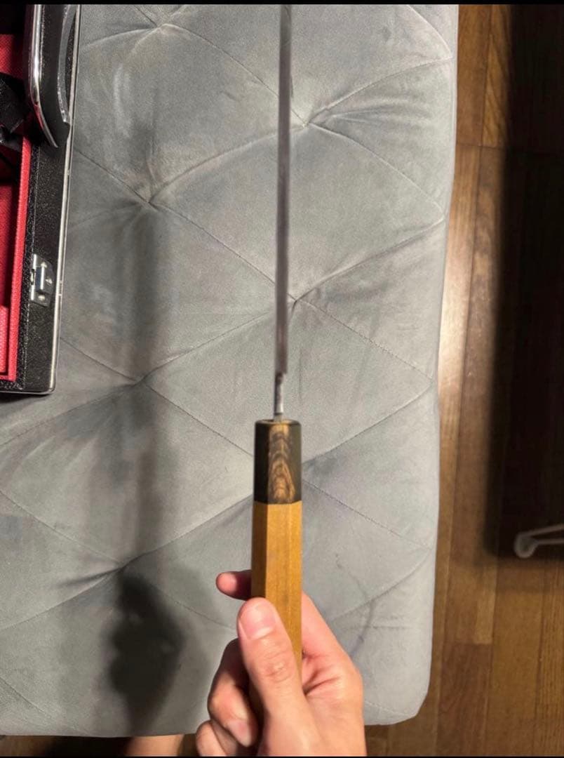 高鳳包丁薄刃包丁鎌型　箱無し