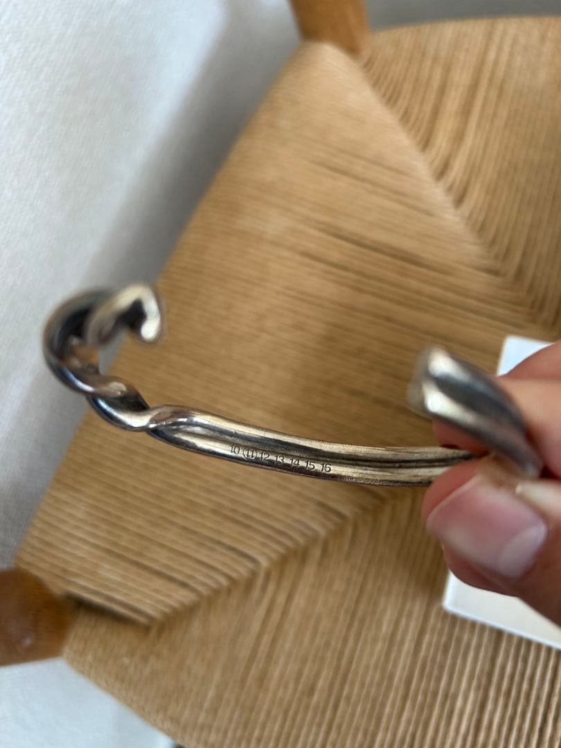 Masion Martin Margiela 100%シルバー ブレスレット