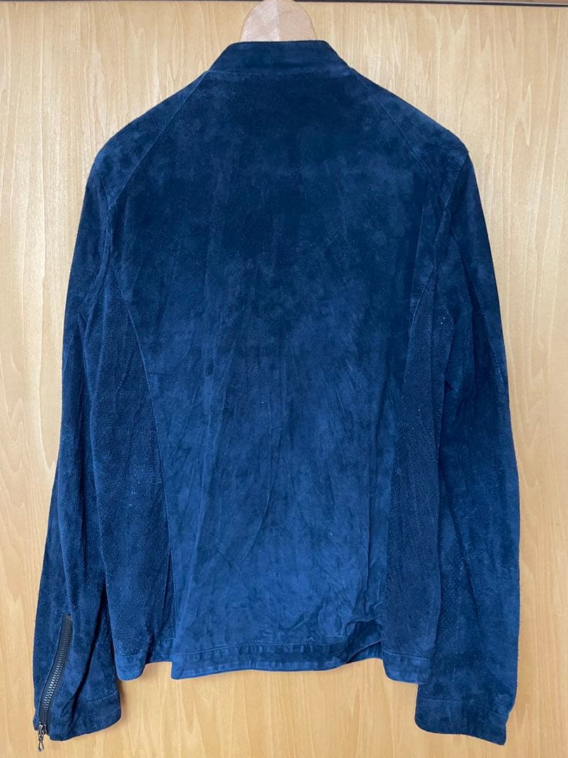 ripvanwinkle ネイビー スエードレザー ジャケット