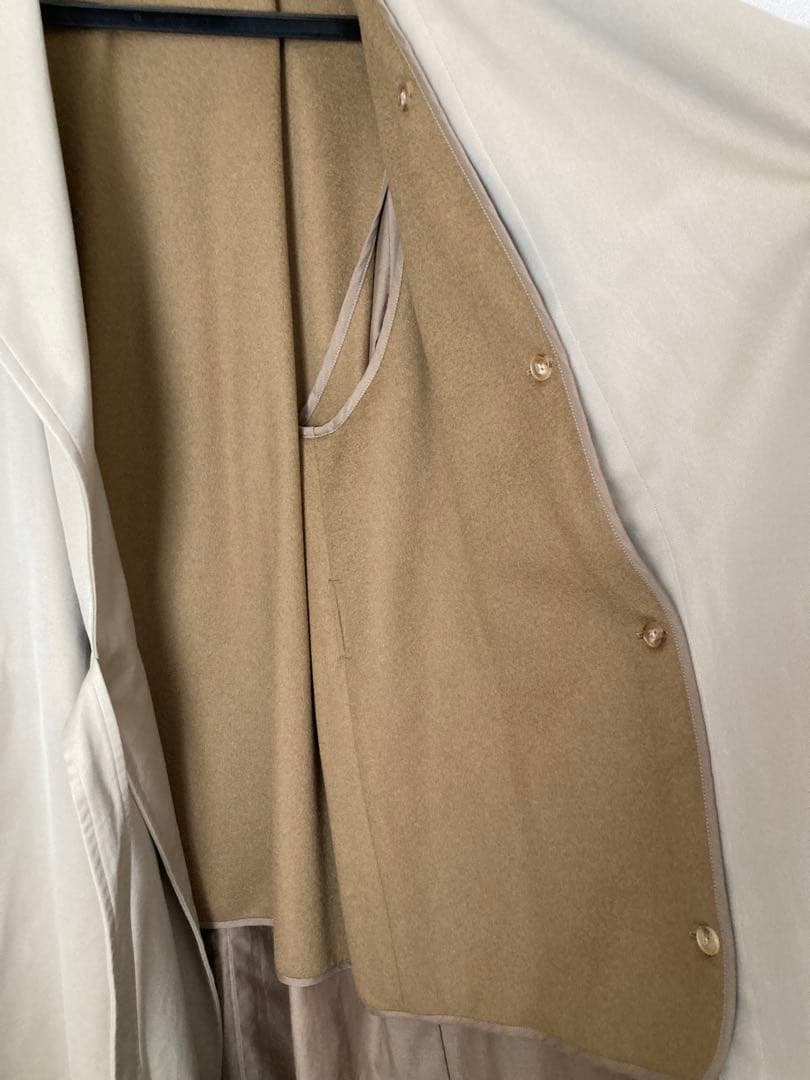 comoli 19aw コットンギャバ タイロッケンコート