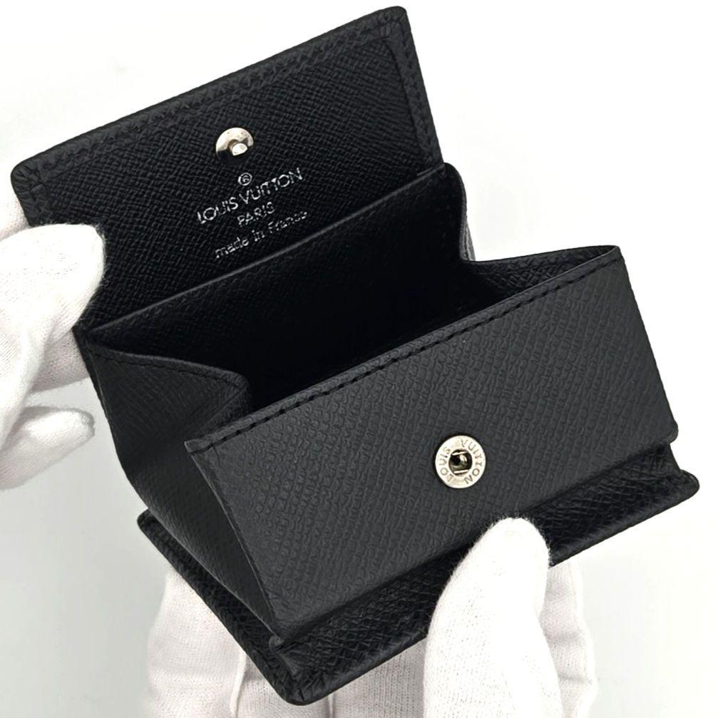 ルイヴィトン タイガ ポルトモネ ボワット 小銭入れ アルドワーズ 黒系