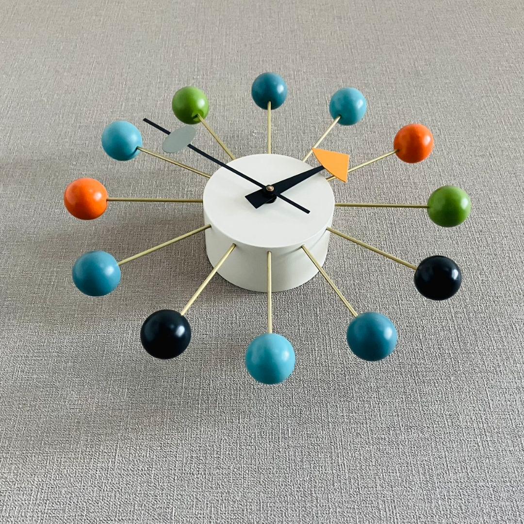 正規品 ボールクロック マルチカラー vitra ジョージ・ネルソン