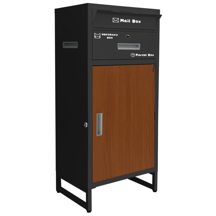 宅配ボックス 戸建 後付け大型 一体型 大容量 ポストR1827 郵便受け