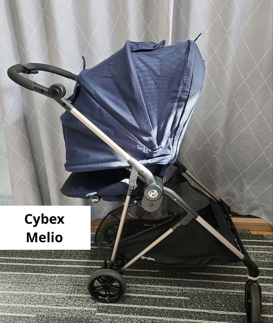【美品】CYBEX サイベックス Melio メリオ ベビーカー ネイビーブルー