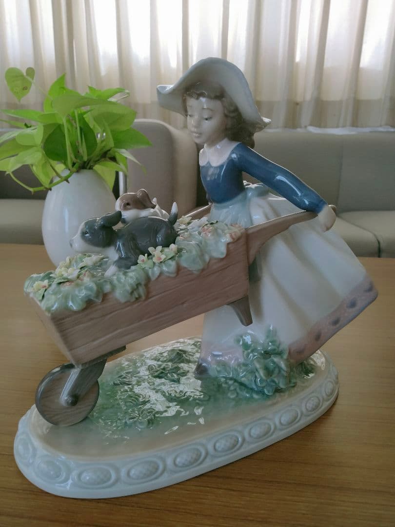 リヤドロ「乗せてあげる！！」新品同様