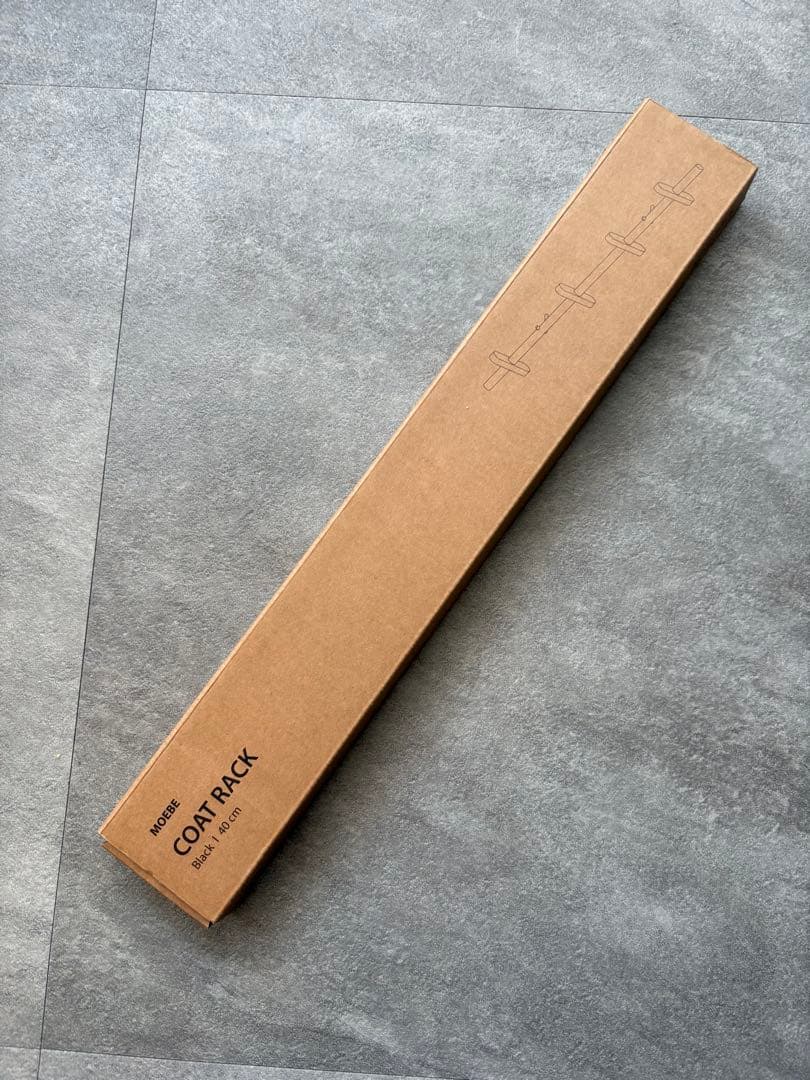 【新品】MOEBE ムーべ　コートラック40cm 黒