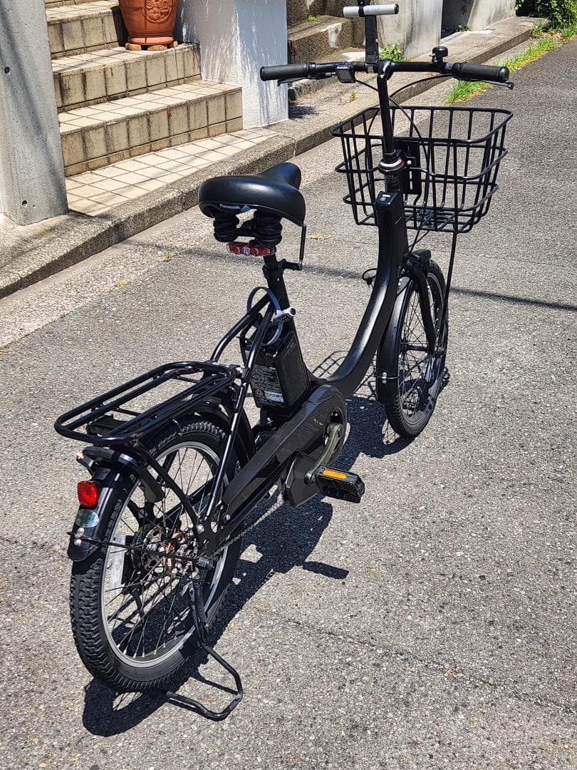 パナソニック 電動アシスト自転車 SW 20型 8Ah 黒 BE-ELSW01B