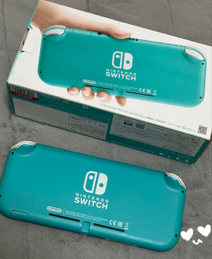 Nintendo Switch Lite ターコイズ 本体のみ 箱付き【お値下】