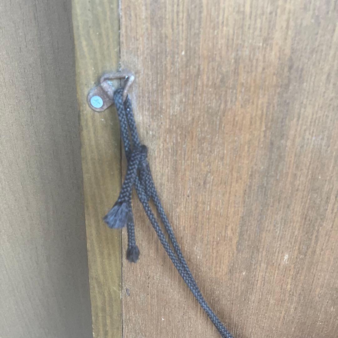 日本製 昭和レトロ マホガニー材 ウォールミラー ミッドセンチュリー イタリア調