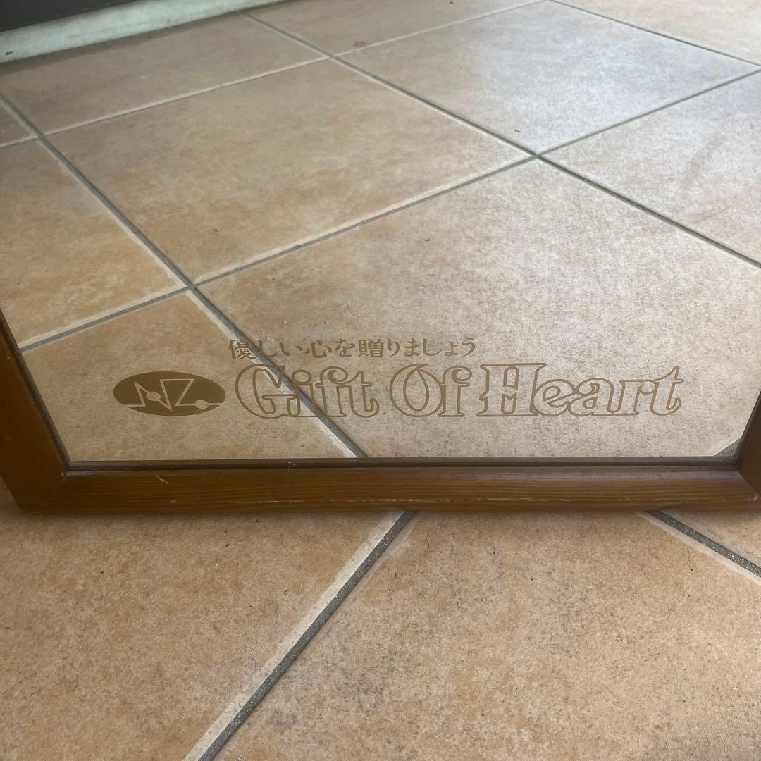 日本製 昭和レトロ マホガニー材 ウォールミラー ミッドセンチュリー イタリア調