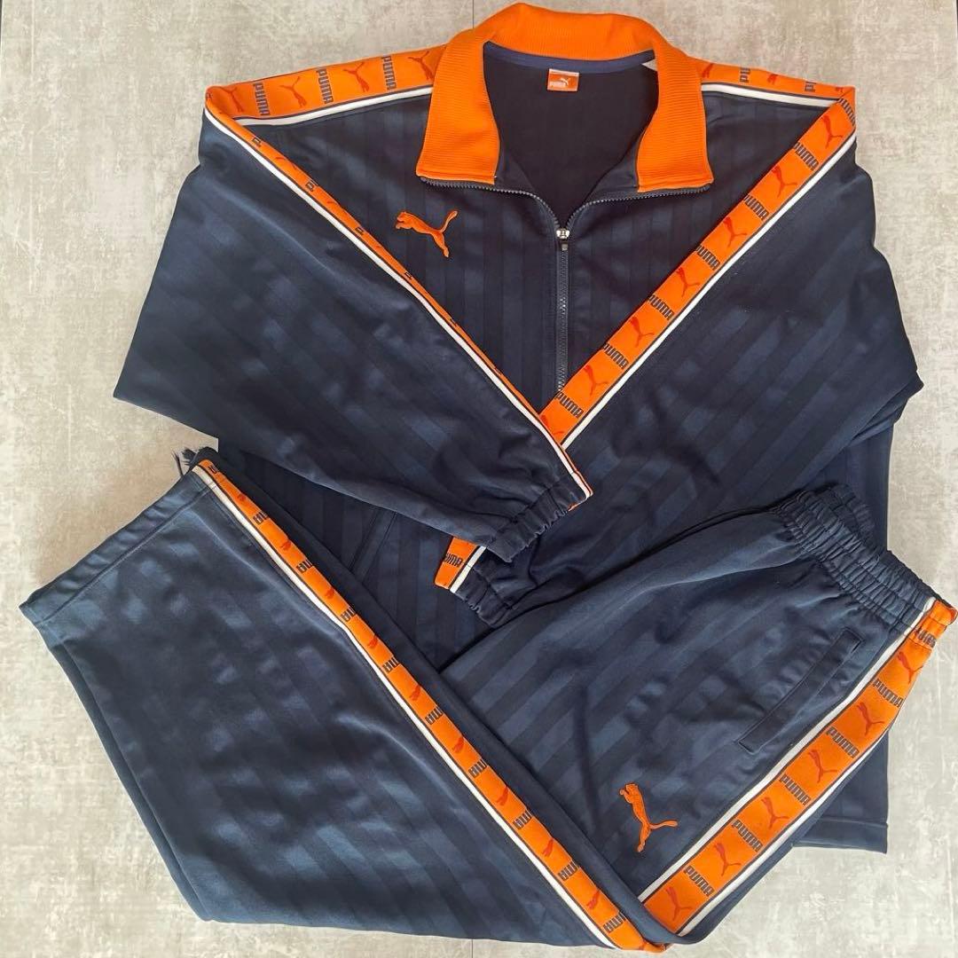 PUMA プーマ トラックジャケット パンツ　プージャ オレンジ 上下 L