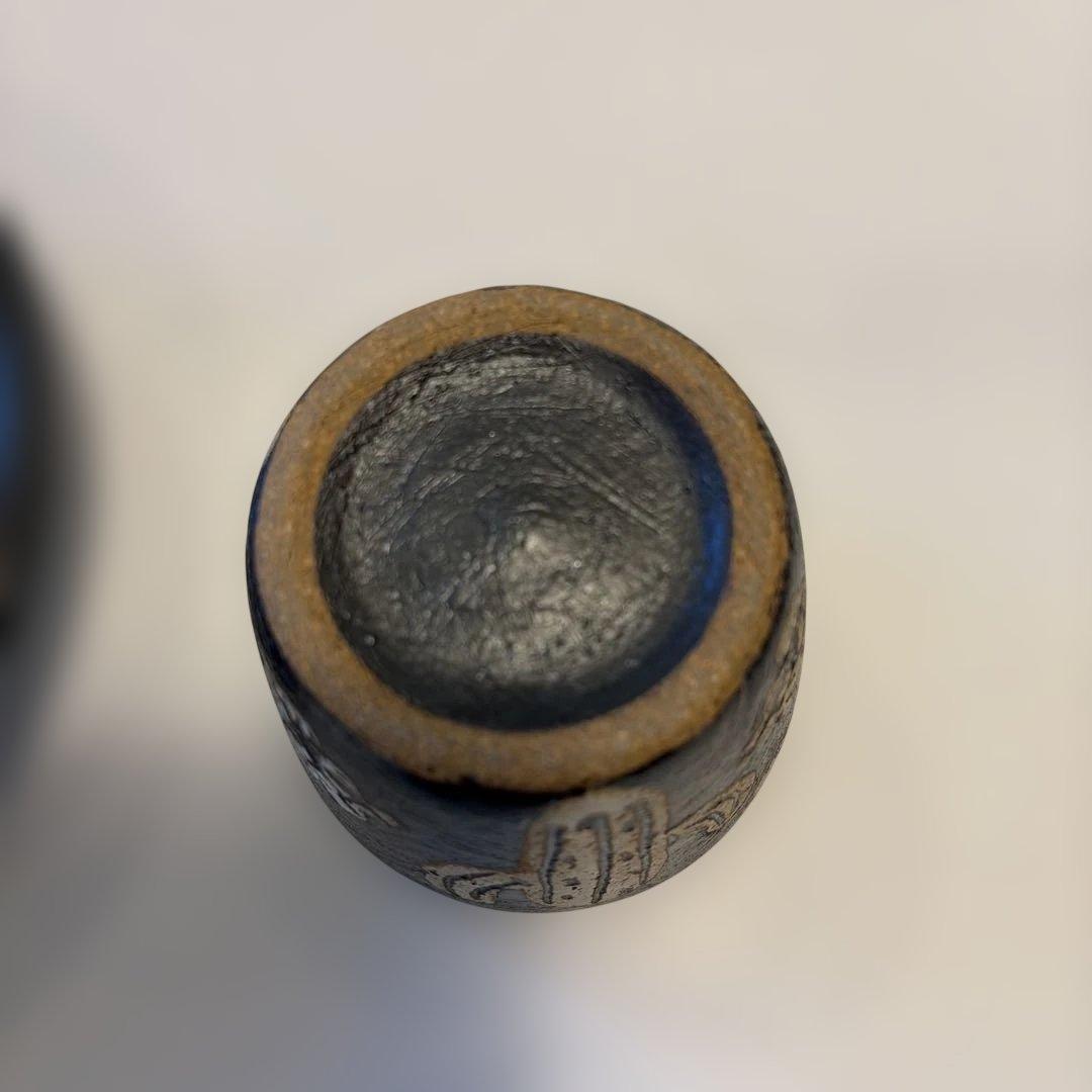 工房十鶴　ドクロとサボテン　カップと皿