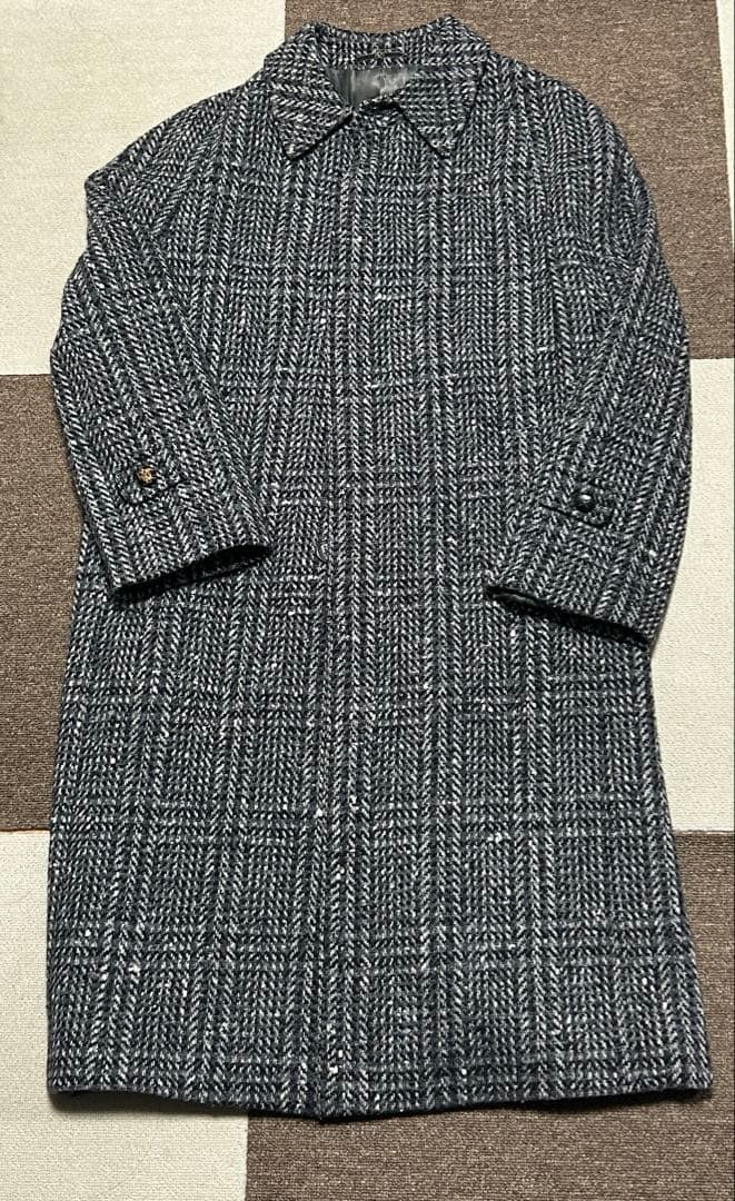 美品✨VALENTINO UOMO wool tweed bal coat