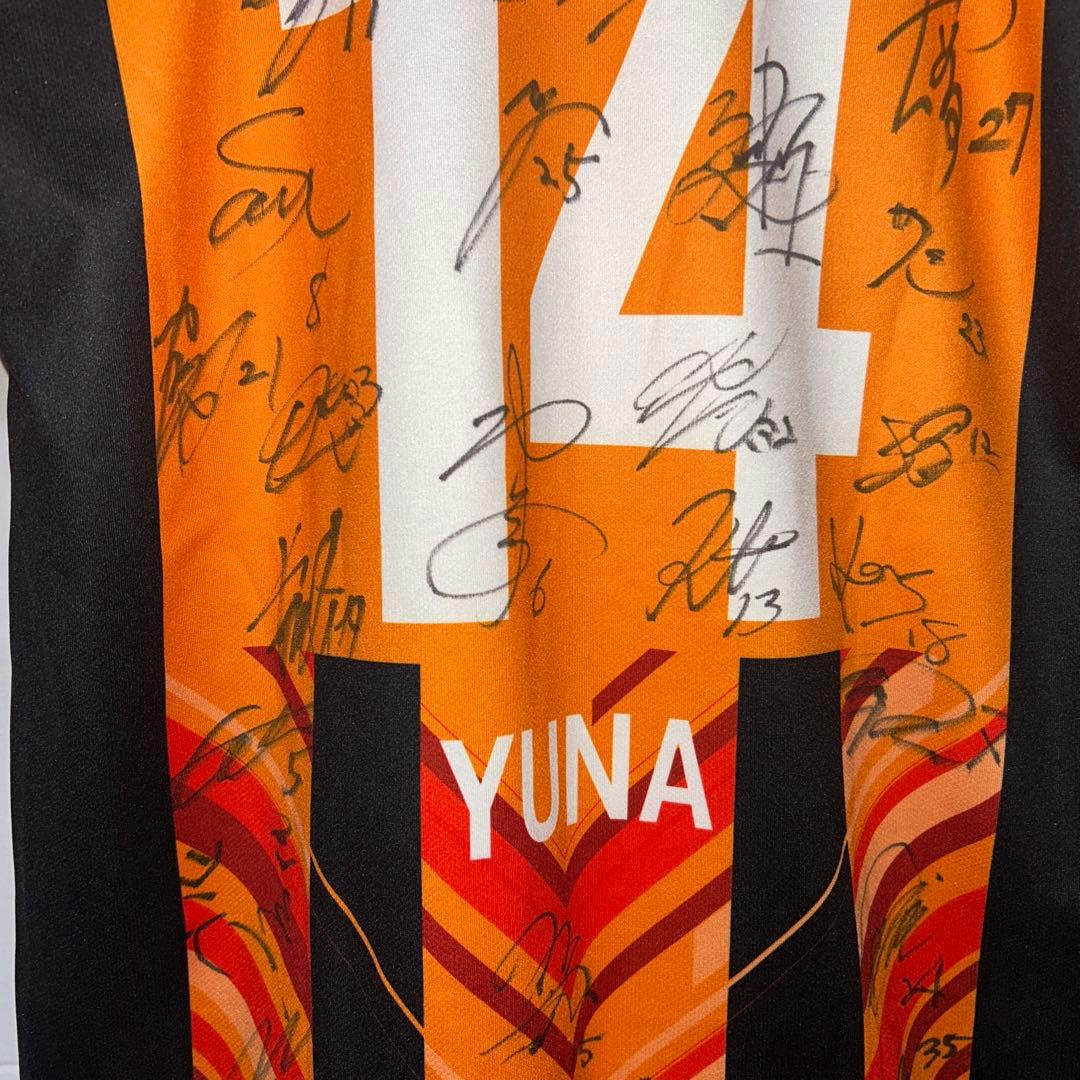 希少　ヴィアティン三重 JFLユニフォーム 選手サイン入り　サイズS