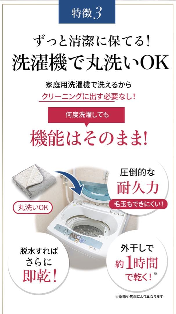 BS-FINE 敷きパッド　ダブルサイズ　グレー