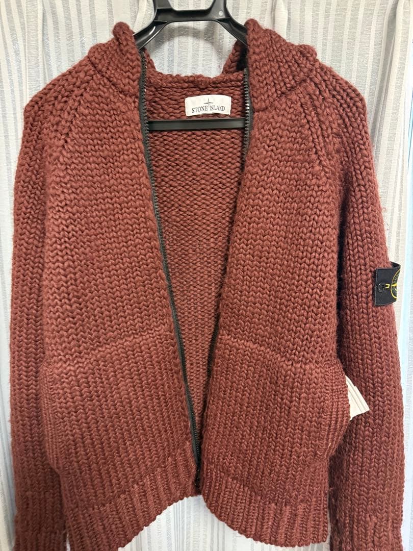トップス Stone  wool zip parka 22aw