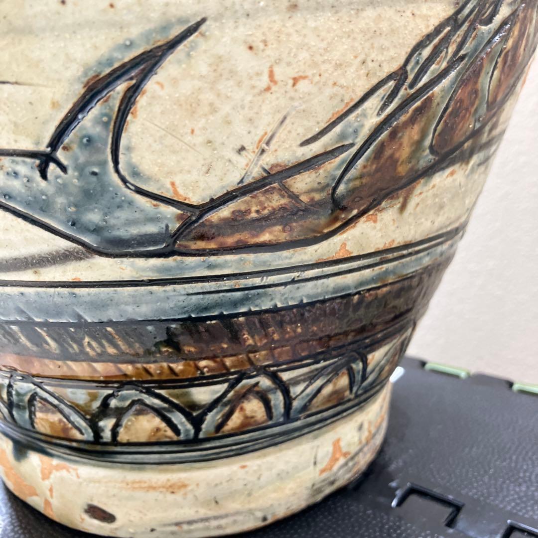 金城次郎　壺　37センチ