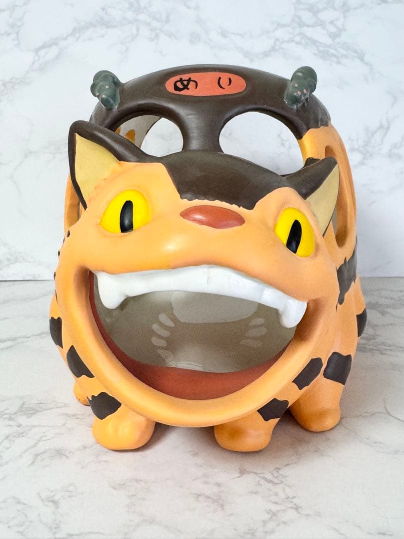 【激レア】ネコバスの蚊取り線香入れ（陶器製）