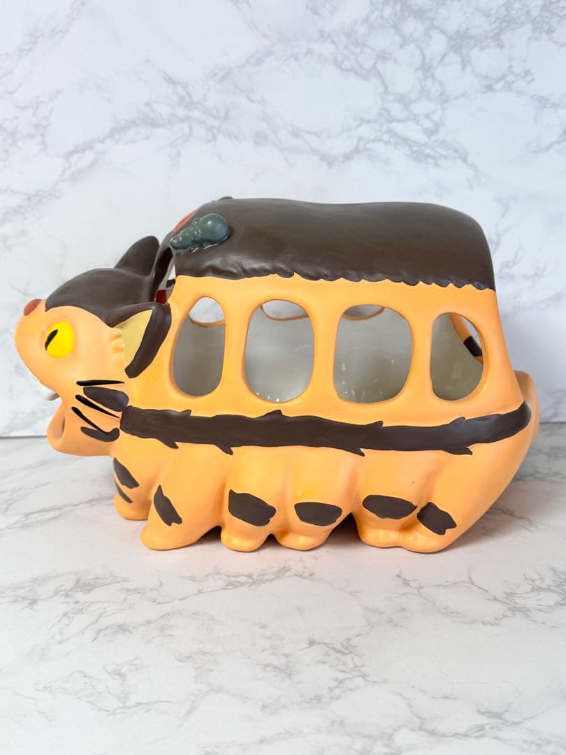 【激レア】ネコバスの蚊取り線香入れ（陶器製）