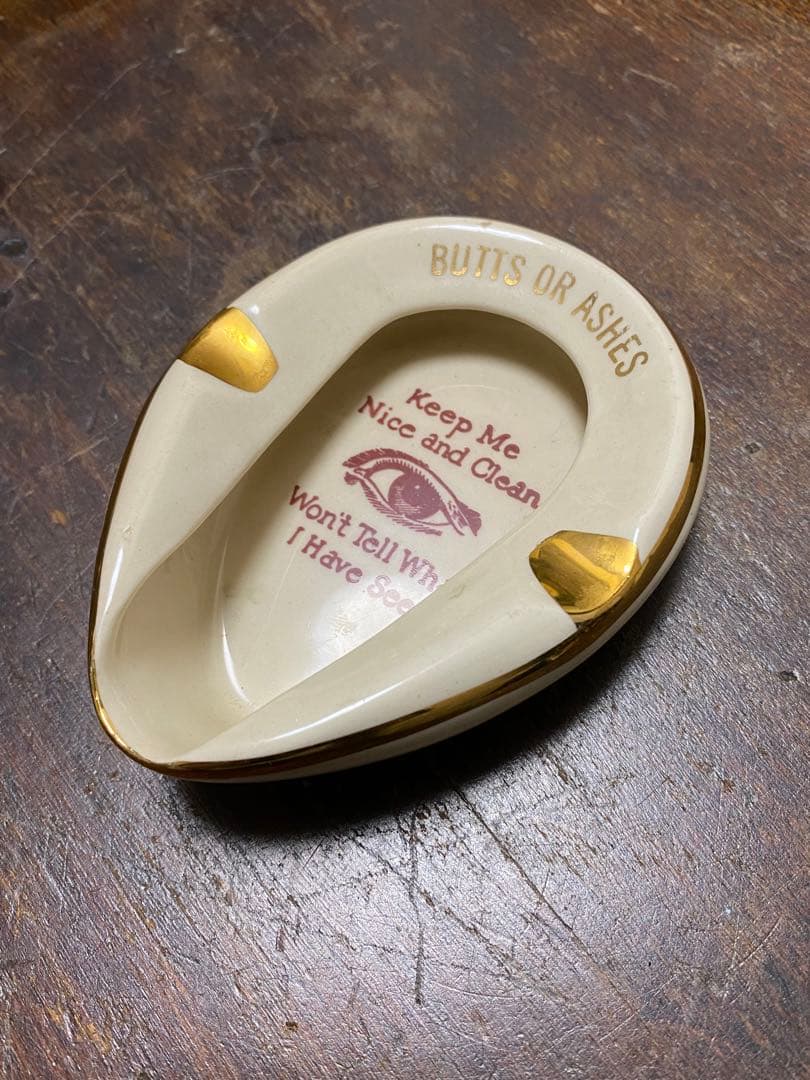 40s'50s'ビンテージ 灰皿 目 アンティーク オブジェ ガレージ 店舗