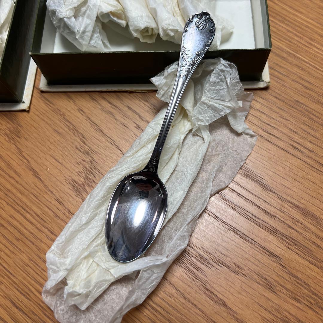 クリストフル/Christofle ティースプーン×6本 フォーク×6本セット