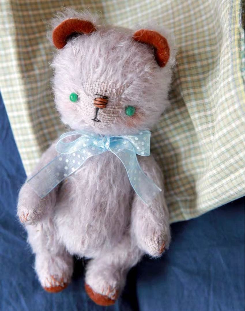 芋色の仔熊 アーティストベア 海外作家様 ハンドメイド ぬいぐるみ テディベア