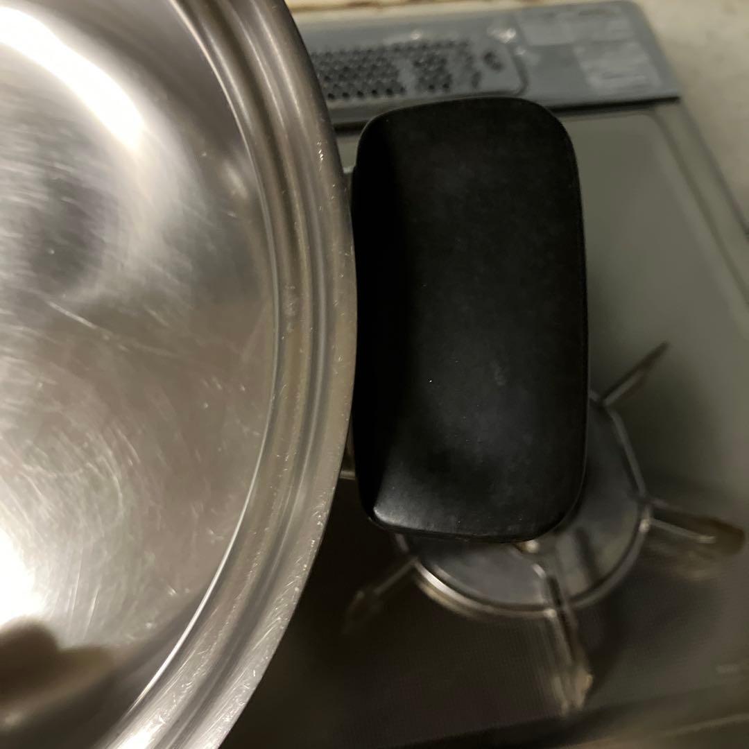 VitaCraft ステンレス 両手鍋 No.5503 ガス火用　蒸し器付き