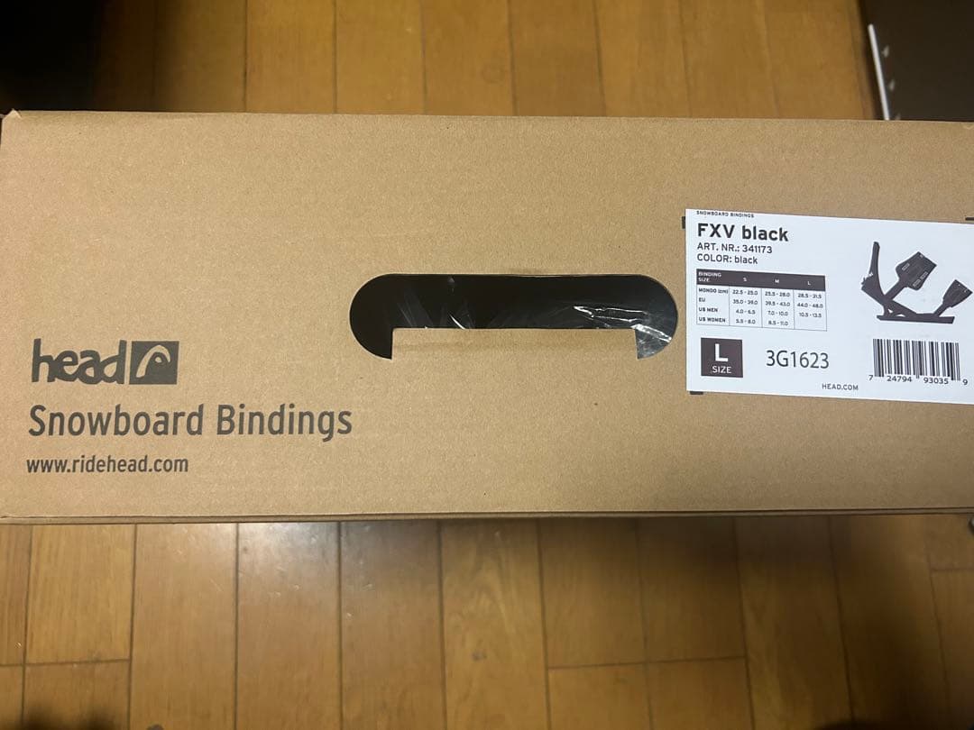 HEAD スノーボード　ビンディング　FXV black 23-24 新品未使用