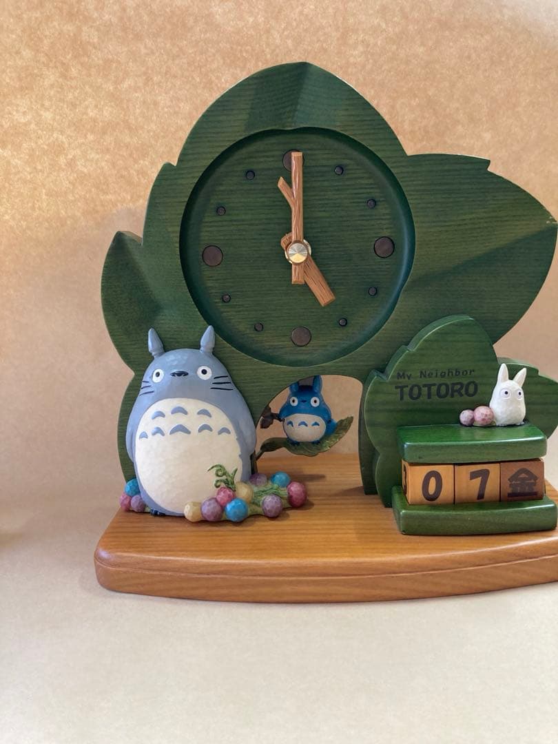 ジブリ　となりのトトロ　置き時計