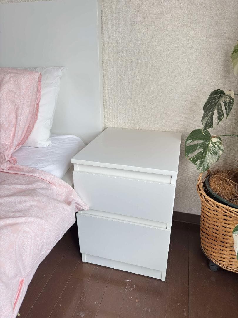 ベッドフレーム/ベッドサイド引き出し2個/ベッド収納ボックス4 個/ワードローブ
