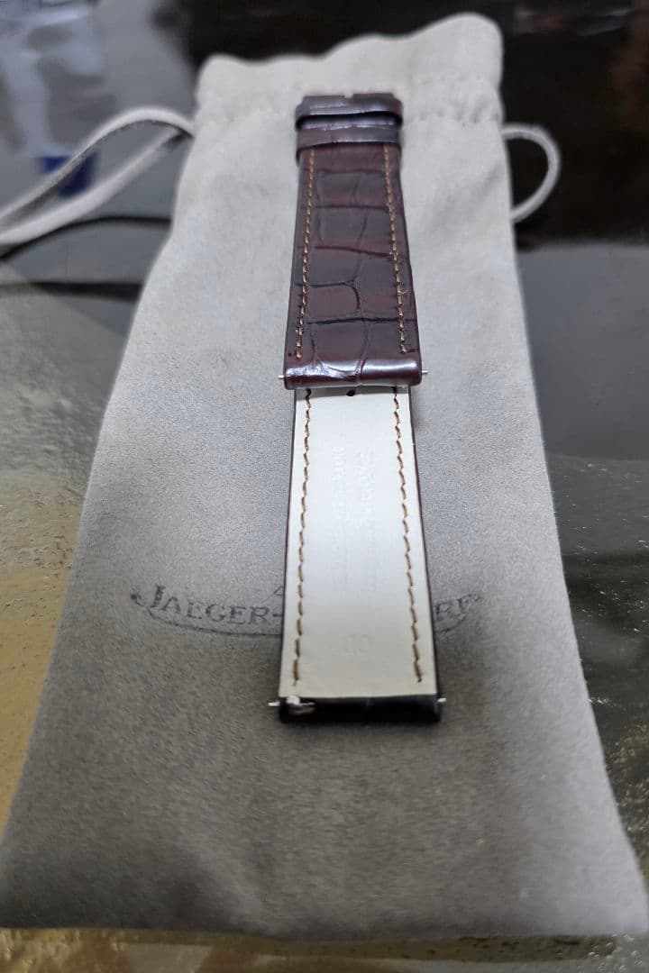 【未使用】JAEGER-LECOULTRE　ルクルト　アリゲーター　革ベルト