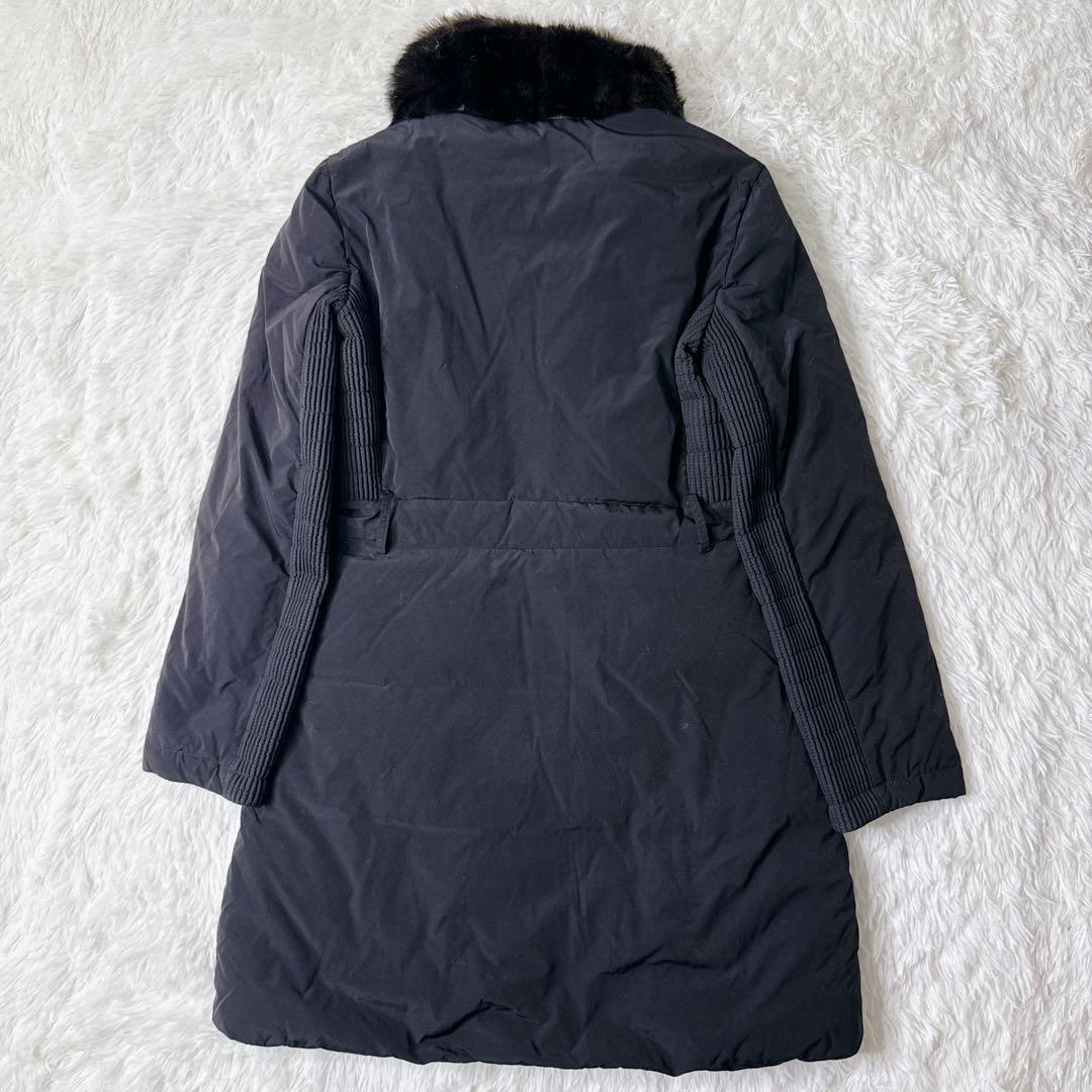MAX&Co. マックスアンドコー ダウンコート ブラック 黒 ファー