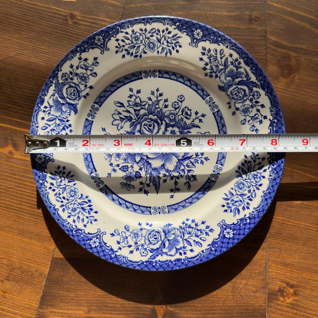 イギリス アンティーク 皿 イングリッシュアイアンストーン製