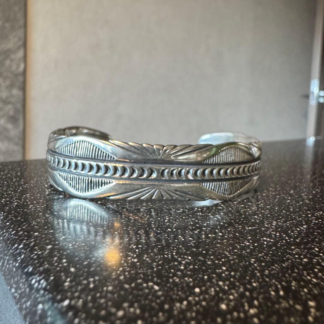 シルバーバングル インディアンジュエリー ナバホ 作家刻印なし
