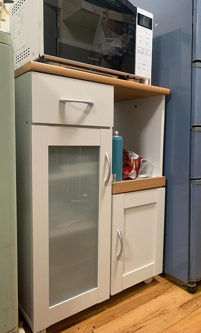 収納 キッチンカウンター キャスター付き 引き出し収納