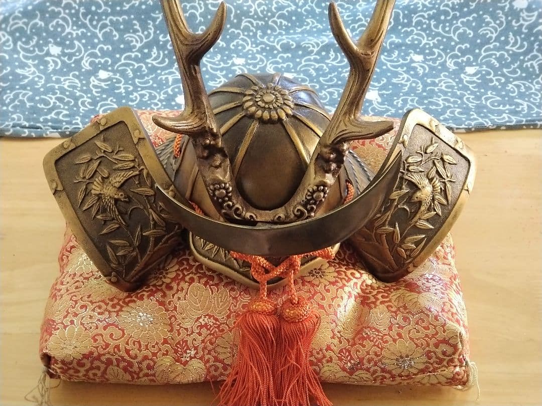 ★飾り兜★もうすぐのお出ましを待っている兜です