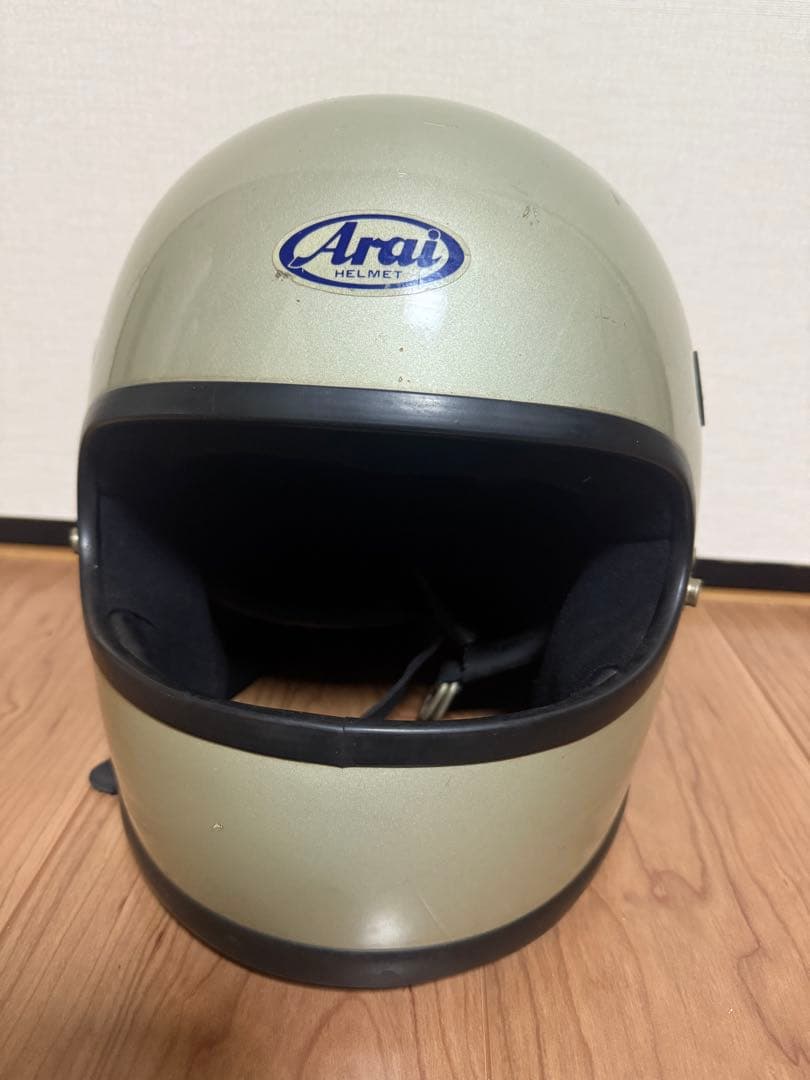 【新井広武】Arai フルフェイス ビンテージ ヘルメット 当時物 アライ
