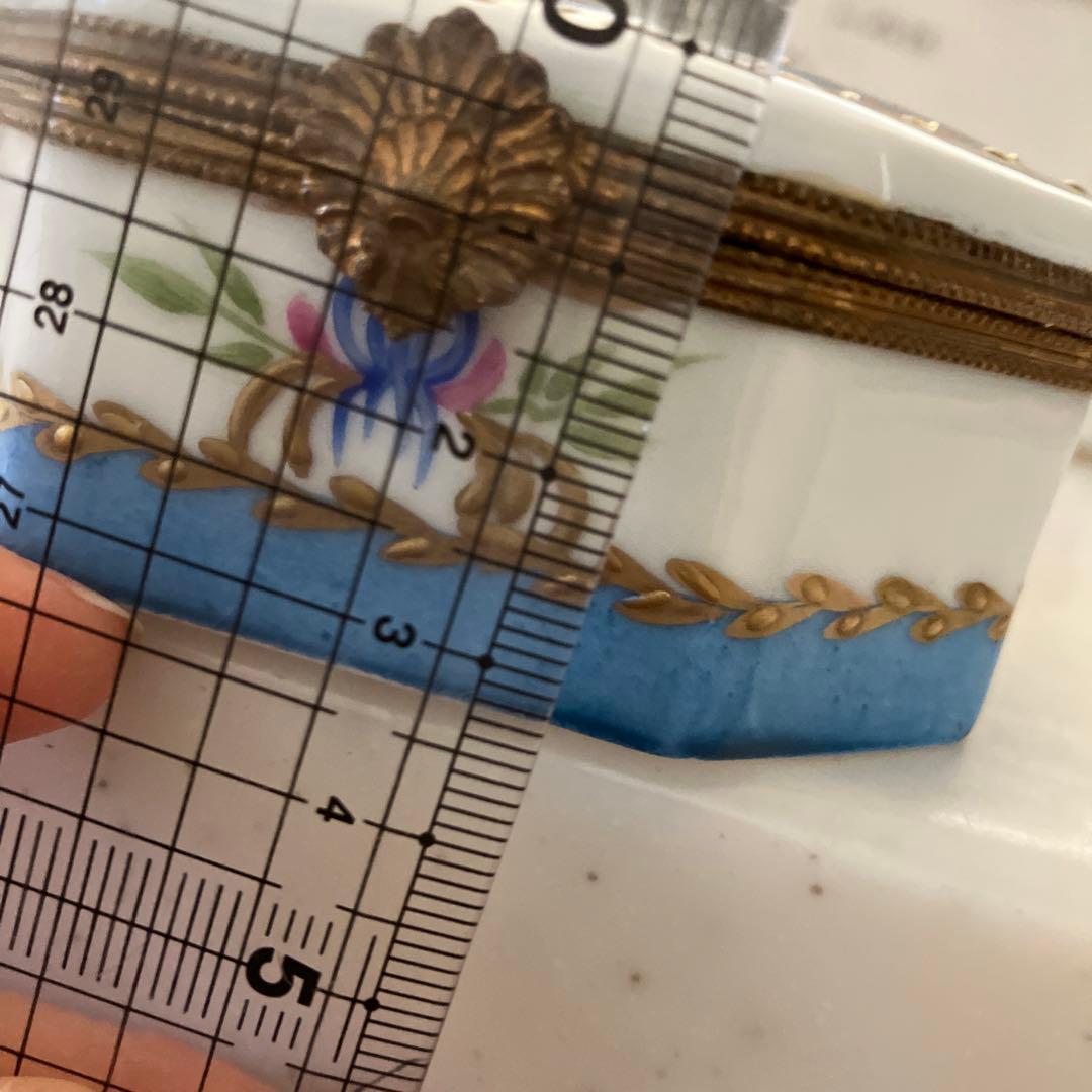 ❤️最終価格❤️ロールセリニャック　手描き　24金　リモージュボックス　小物入